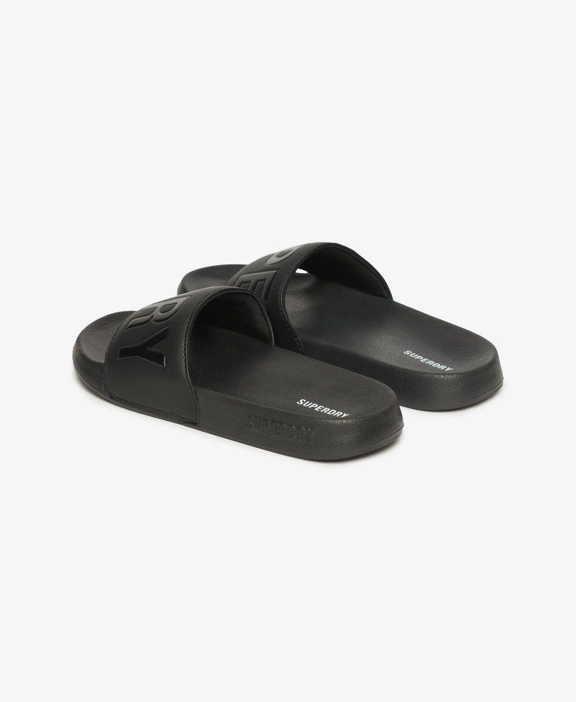 Women s Core Pool Sliders in Black Superdry