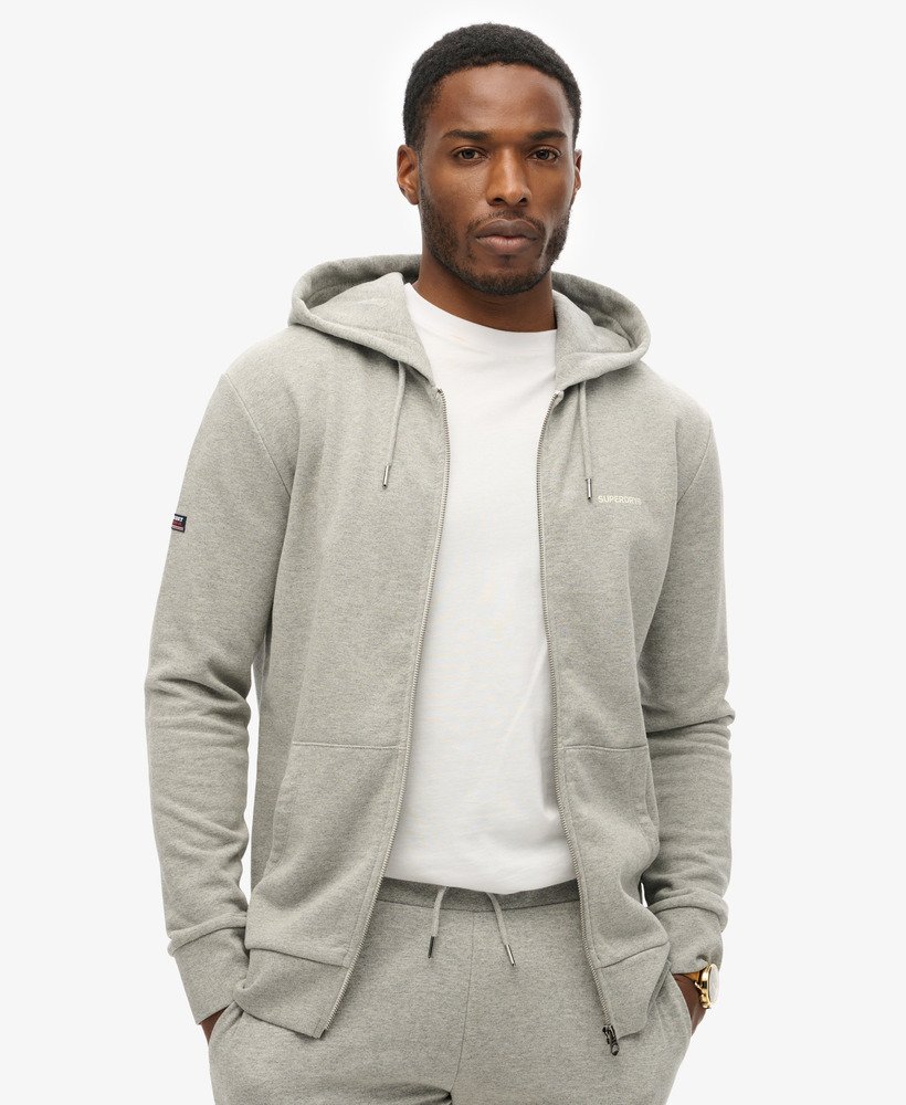 Gray plain hoodie online