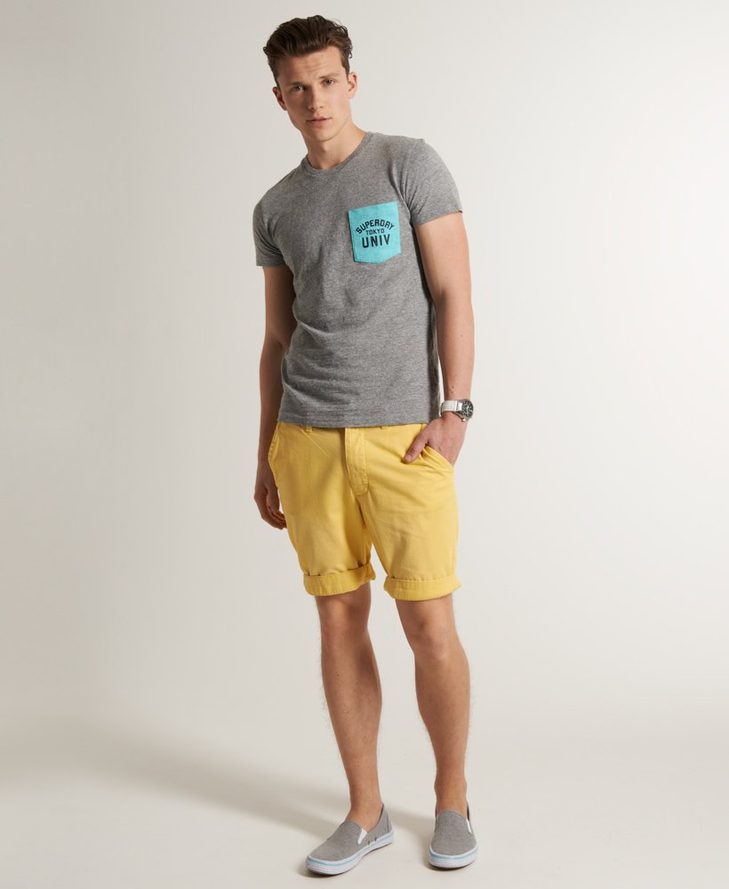 Mens - Grindle Contrast T-shirt in Grey | Superdry