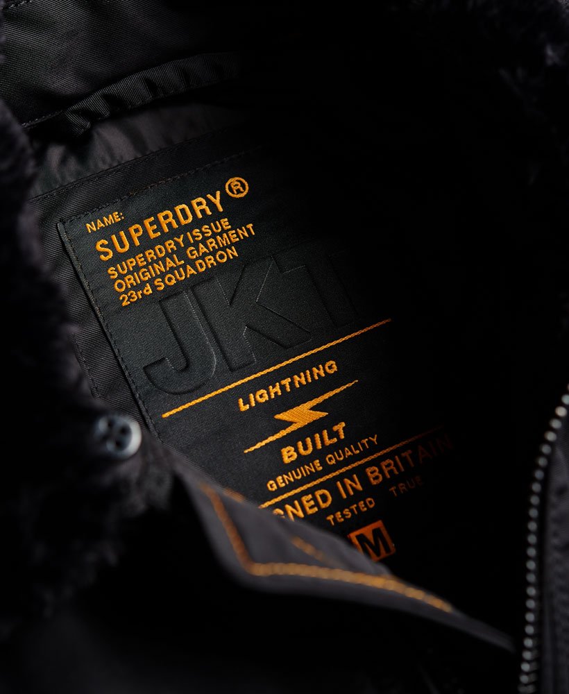 Men's - SDR Winter Flite Jacket in Black | Superdry UK