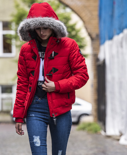 Microfibre Toggle Puffle Jacket