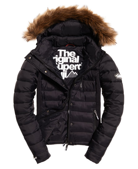 Superdry Fuji Slim Double Zip Hooded Jacket - Women's Jackets & Coats