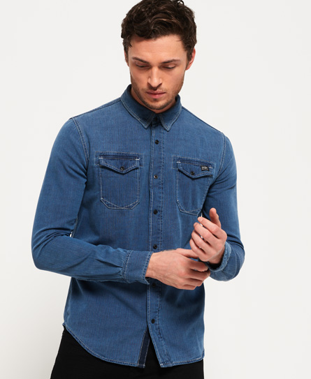 Superdry Dragway Denim Shirt Dragway Denim Shirt