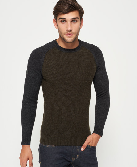 Arno Baseball Crew Neck Jumper