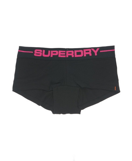 Superdry Women's Sports Boxers Black Superdry Women's Sports Boxers Black