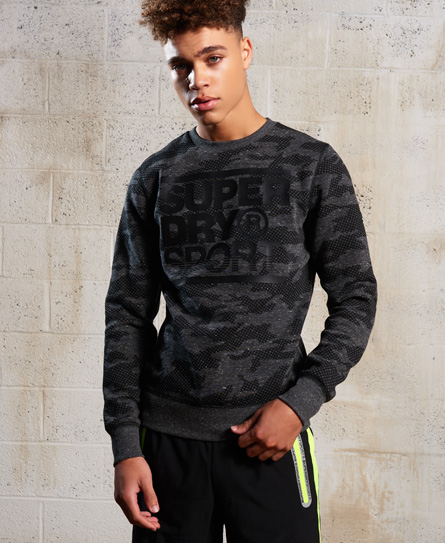 Superdry Gym Tech Crew Neck Sweatshirt Gym Tech Crew Neck Sweatshirt
