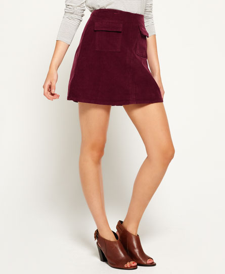 Superdry Corduroy Billie Rok superdry kopen in de aanbieding