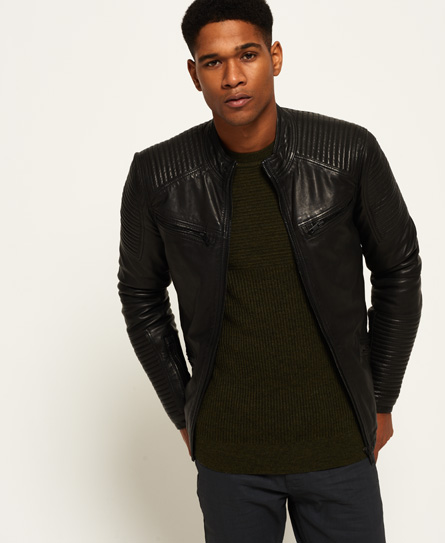 IE Iconic Leather Racer Jacket