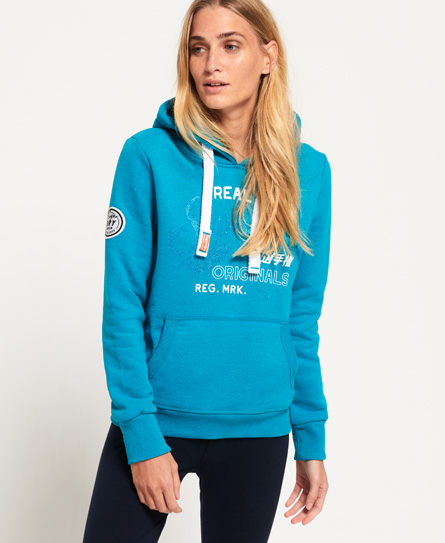 Superdry Rhinestone Patch hoodie Rhinestone Patch hoodie