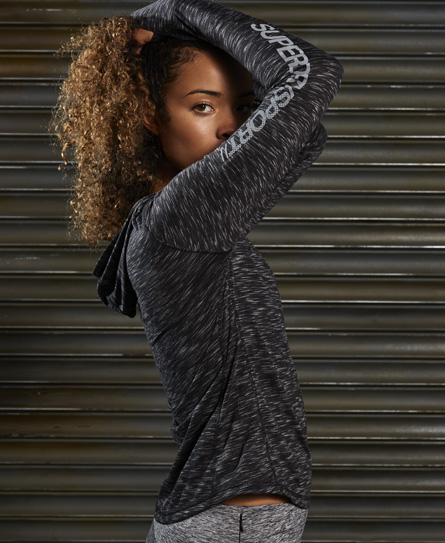 Sport Twist Hooded Running Top