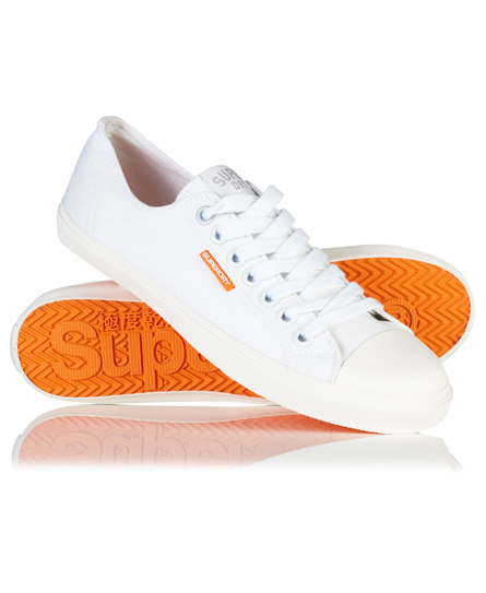 Superdry Low Pro Sleek Sneakers In White