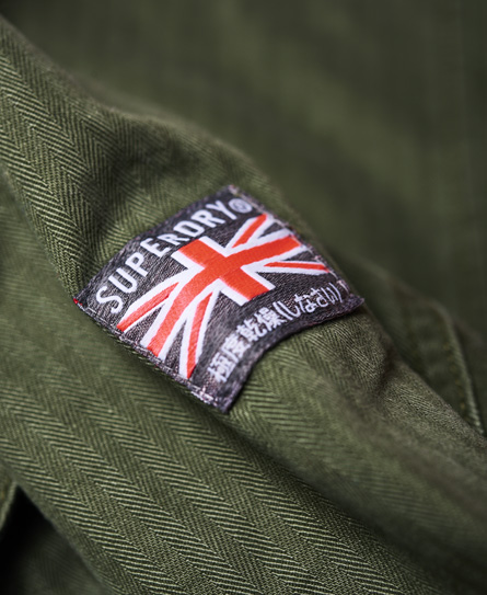 Womens - Rookie Classic Military Jacket in Troop Khaki | Superdry