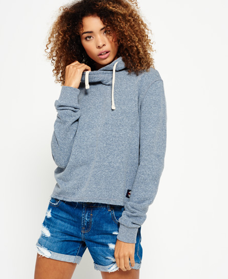 Superdry Marl Crop Hoodie Marl Crop Hoodie
