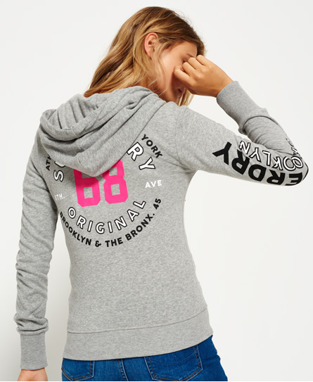 Terry Towelling Zip hoodie