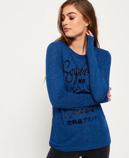 Dunloe Long Sleeve Graphic Top 