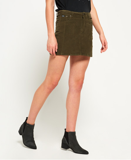 Cord Mini Skirt