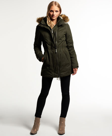 Superdry Microfibre Tall Windparka Jacket - Women's Jackets & Coats