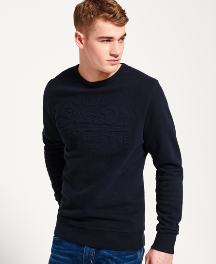 Embossed Vintage Logo Crew Neck Sweatshirt