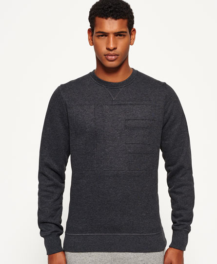 Superdry Runner Embossed Crew Neck Sweatshirt Runner Embossed Crew Neck Sweatshirt