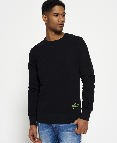 Superdry Crew Embossed Sweatshirt Met Ronde Hals superdry kopen in de aanbieding Superdry Crew Embossed Sweatshirt Met Ronde Hals superdry kopen in de aanbieding