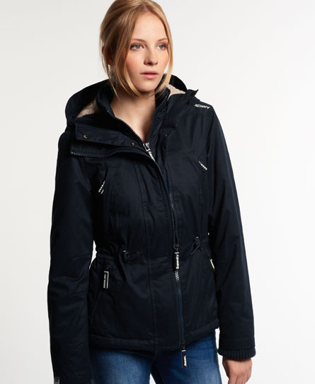 Superdry Windafstotende Boxy Snorkle Parka Van Microvezel superdry kopen in de aanbieding