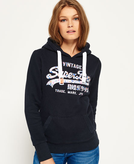 Superdry Vintage Logo Infil Hoodie superdry kopen in de aanbieding