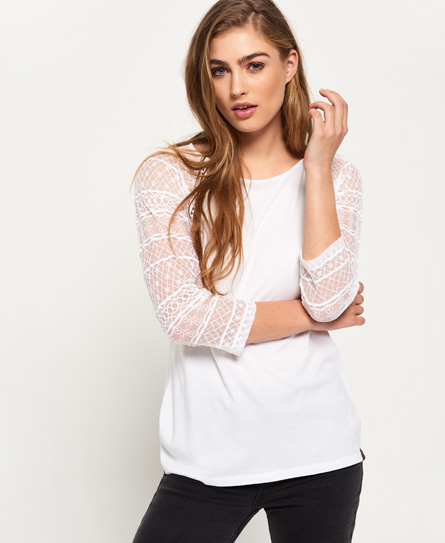 Superdry Embroidered Raglan Top Embroidered Raglan Top