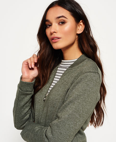Superdry Orange Label Micro Jersey Luxe Bomber Orange Label Micro Jersey Luxe Bomber