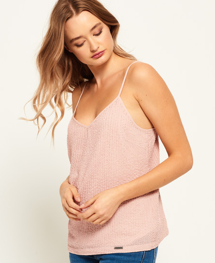 Superdry Estha Embellished Cami Top Estha Embellished Cami Top