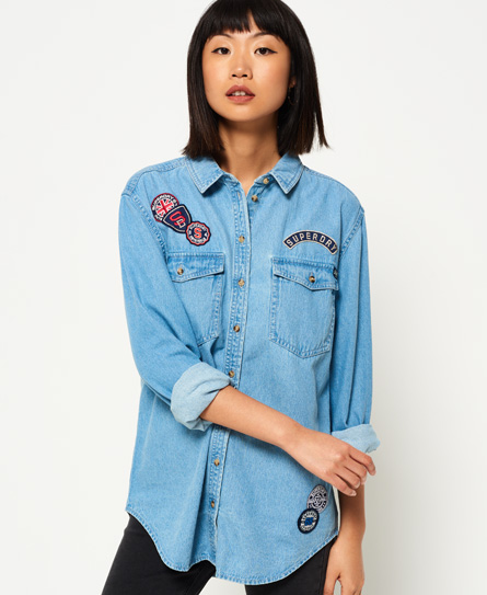 Superdry Supersize Denim Shirt Supersize Denim Shirt