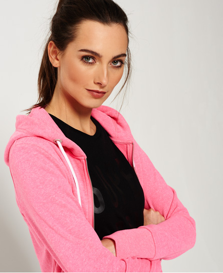 Superdry Orange Label Luxe Loopback Hoodie Met Rits superdry kopen in de aanbieding Superdry Orange Label Luxe Loopback Hoodie Met Rits superdry kopen in de aanbieding