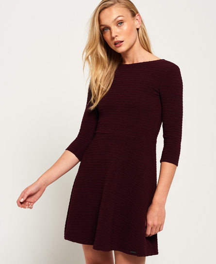 Ella Textured Skater Dress