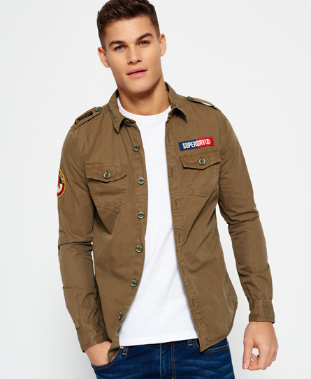Superdry Ultra Light Army Corps Shirt Ultra Light Army Corps Shirt