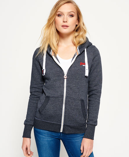 Orange Label Primary Zip Hoodie