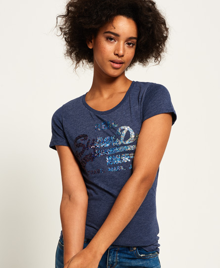 Vintage Logo Sequin T-shirt