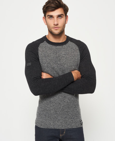 Arno Baseball Crew Neck Jumper