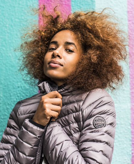 Core Down Hooded Jacket