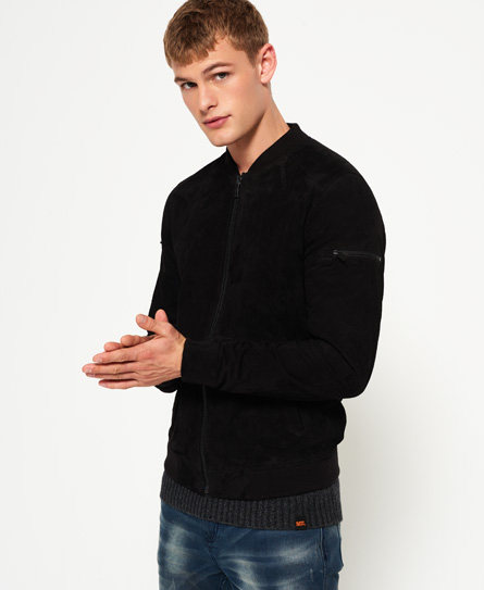 Superdry Ryan Suede Bomber Jacket Ryan Suede Bomber Jacket