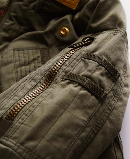 Womens - Patrol Jacket in Army Super Ripstop | Superdry