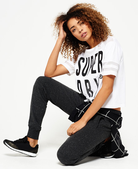 Mesh Panelled Crew T-Shirt