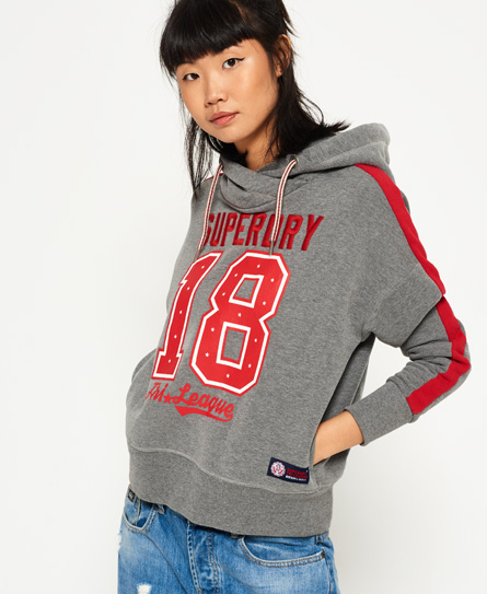 Tri League Slouch Hoodie
