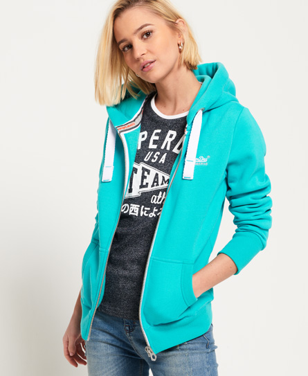 Superdry Orange Label Primary Zip Hoodie Orange Label Primary Zip Hoodie