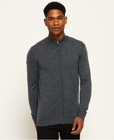 Superdry Call Sheet Merino Zip Track Top Call Sheet Merino Zip Track Top
