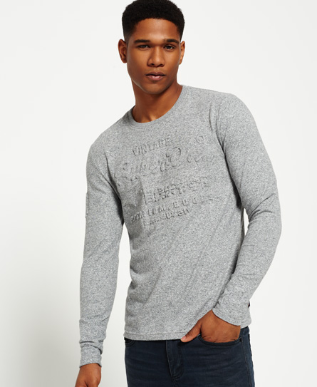 Superdry Premium Goods Embossed T Shirt superdry kopen in de aanbieding
