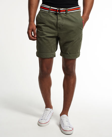 Mens - International Chino Shorts in Seagrass Green | Superdry