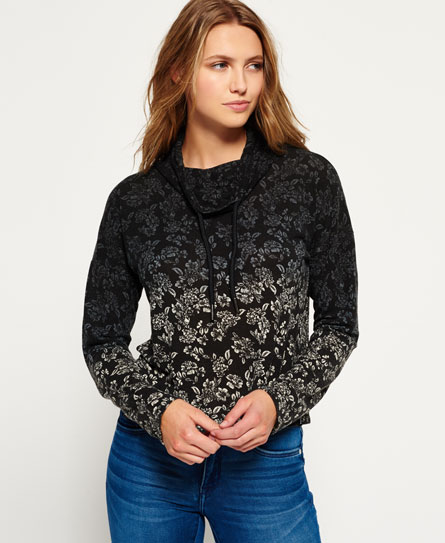 Nordic Ombre Funnel Neck Top