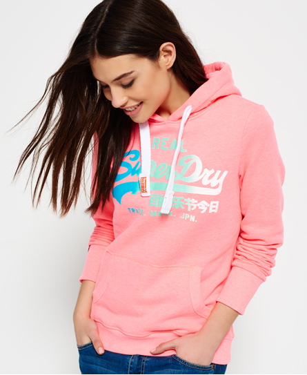 Vintage Logo Fade Hoodie