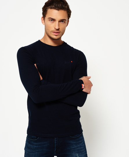 Vintage Long Sleeve Embroidered T-shirt