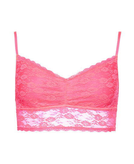 Superdry Jamie Lace Bralet Pink Superdry Jamie Lace Bralet Pink