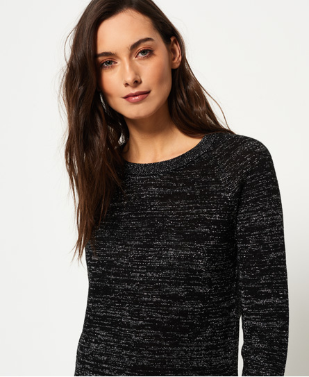 Superdry Metallic Sparkle Gebreide Trui superdry kopen in de aanbieding Superdry Metallic Sparkle Gebreide Trui superdry kopen in de aanbieding